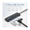 BYEASY Hub USB 3.0 de 4 puertos concentrador de datos_2