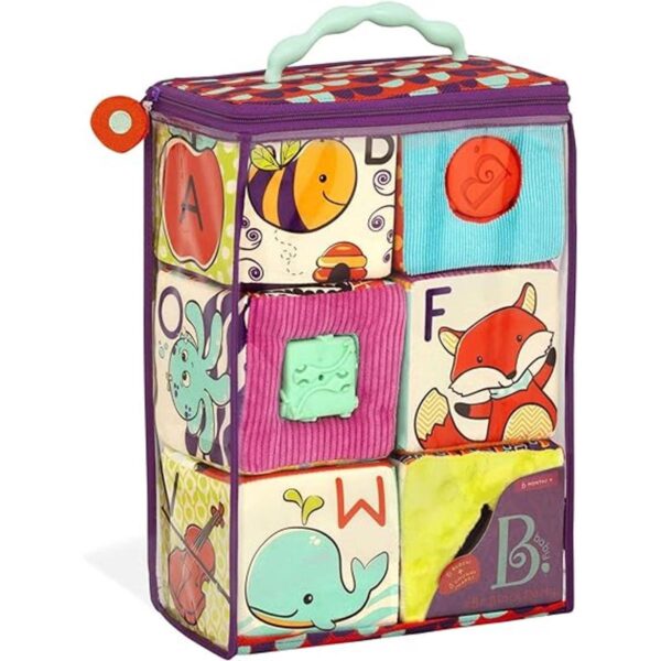 B. toys by Battat Bloques de bebé ABC Block Party_2