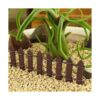 OUNONA Valla de jardín en miniatura para valla de madera