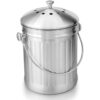ENLOY Cubo de compostaje cubo de compost de acero_1