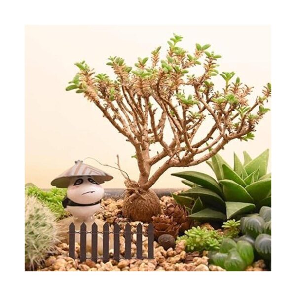 OUNONA Valla de jardín en miniatura para valla de madera