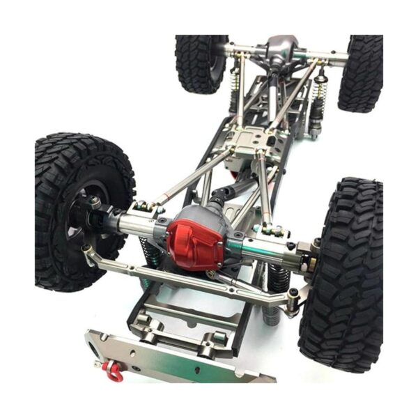 Eje delantero y trasero de aluminio para 110 RC Rock