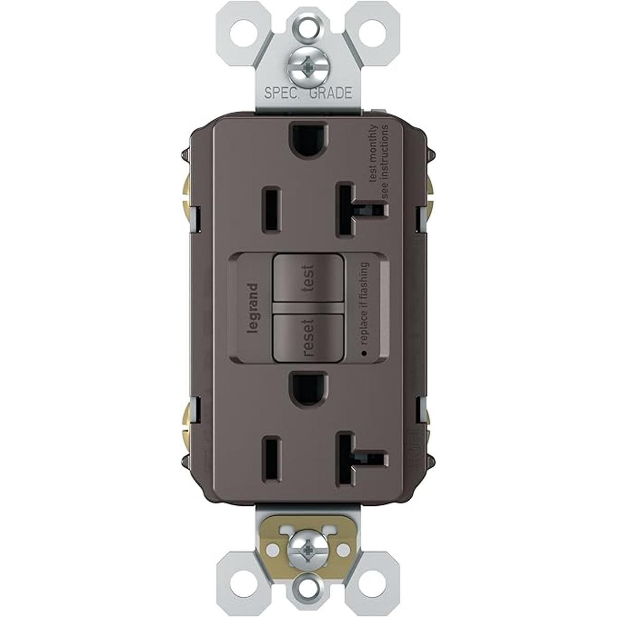 Legrand Radiant 2097CCD12 Toma de corriente GFCI color
