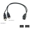 Duttek Mini USB Multi Cable de carga Mini USB Y Splitter_6
