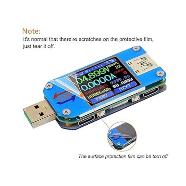 DROK Multímetro digital USB 2.0 multifuncional voltaje_2