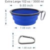 Cuenco plegable extra grande Guardians 3000 ml portátil