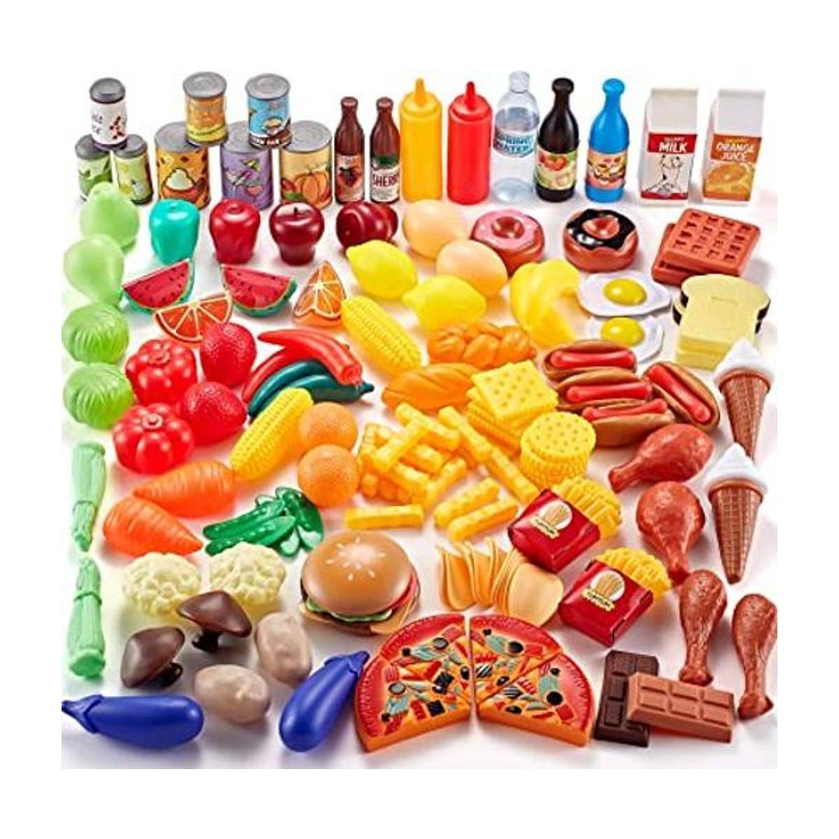 Juego de alimentos Shimfun Play de 143 piezas de comida