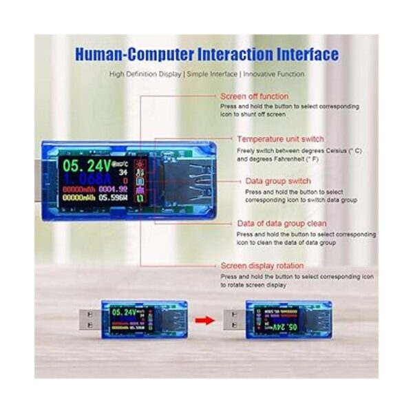 MakerHawk Probador USB 3.0 medidor de alimentación USB_6