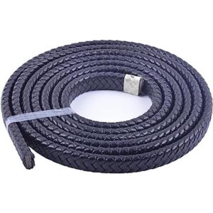 KONMAY Correas de cuero trenzado planas para bisutería_1