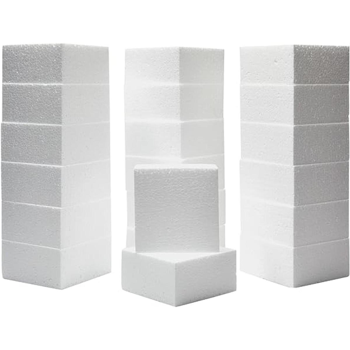 Juvale Bloques de espuma blanca para manualidades