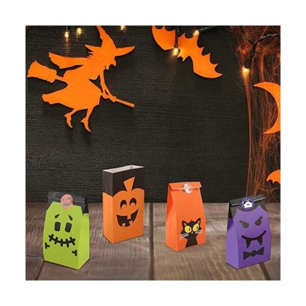 Rulyyo Bolsas de regalo de Halloween para trucos o_4