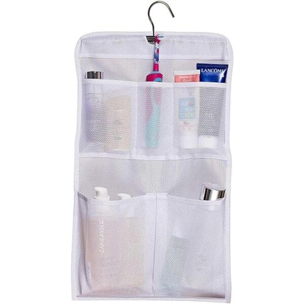 MISSLO Organizador de ducha con 5 bolsillos enrollable