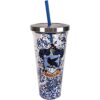 Spoontiques Vaso con tapa y popote 20 onzas diseños de_1