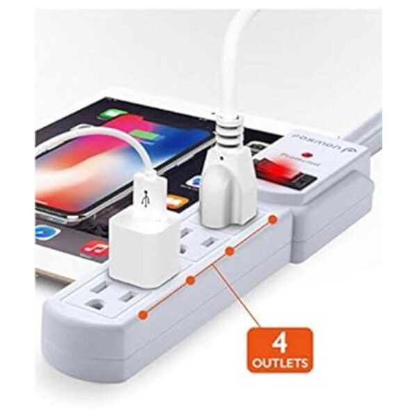 Fosmon Protector contra sobretensiones de enchufe plano 2_2