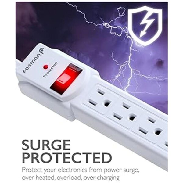 Fosmon Protector contra sobretensiones de enchufe plano 2_4