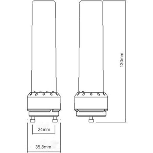 LEGELITE 2 Pack GU24 Bombillas LED 12W 1200Lumen 85265V_5