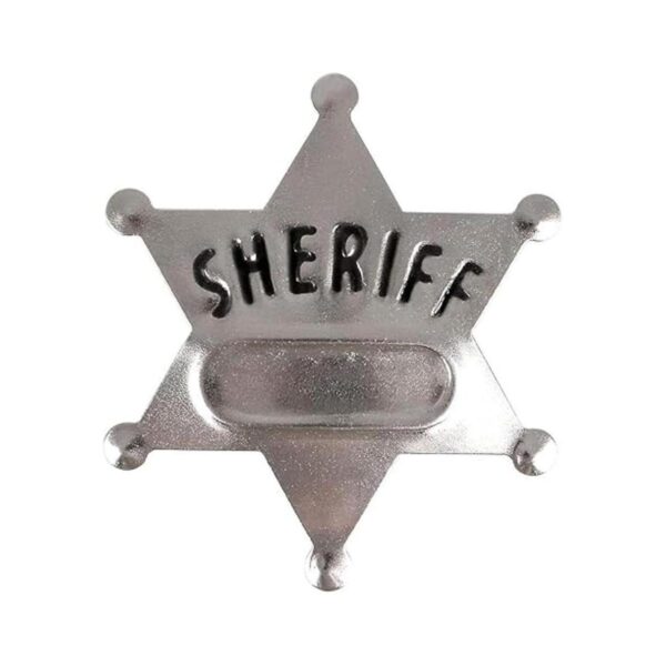 Insignias de metal de Sheriff Paquete de 24 insignias_4