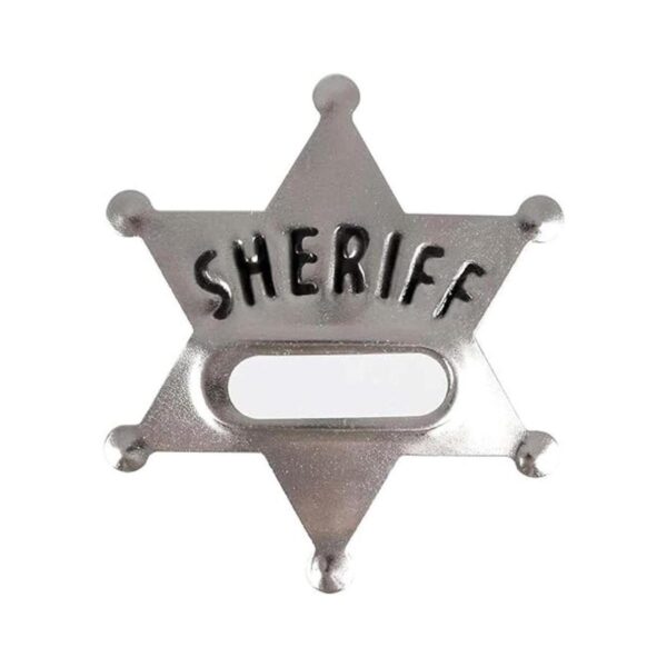 Insignias de metal de Sheriff Paquete de 24 insignias_3