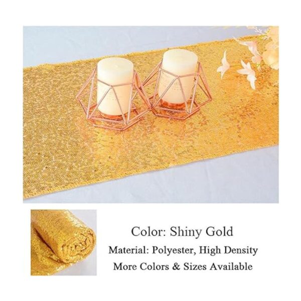 ShinyBeauty Camino de mesa rectangular 12x72 pulgadas_5