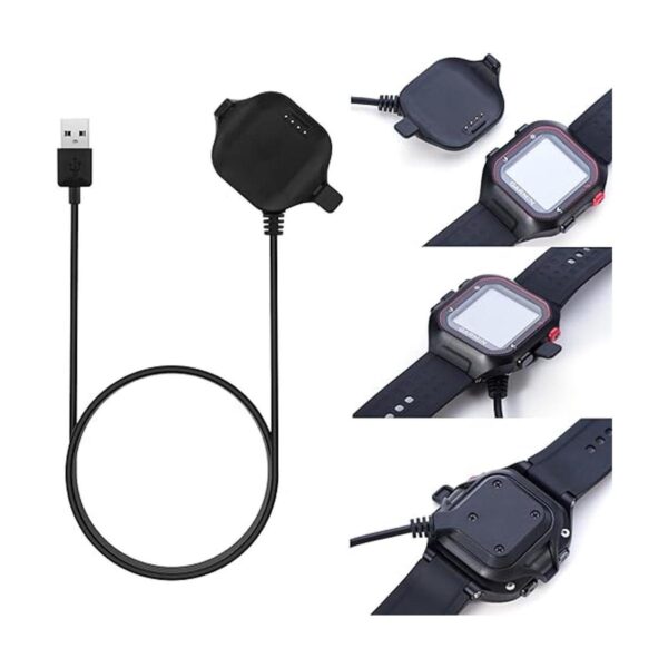 Para Garmin Forerunner 25 Cargador Clip Tamaño Grande_1