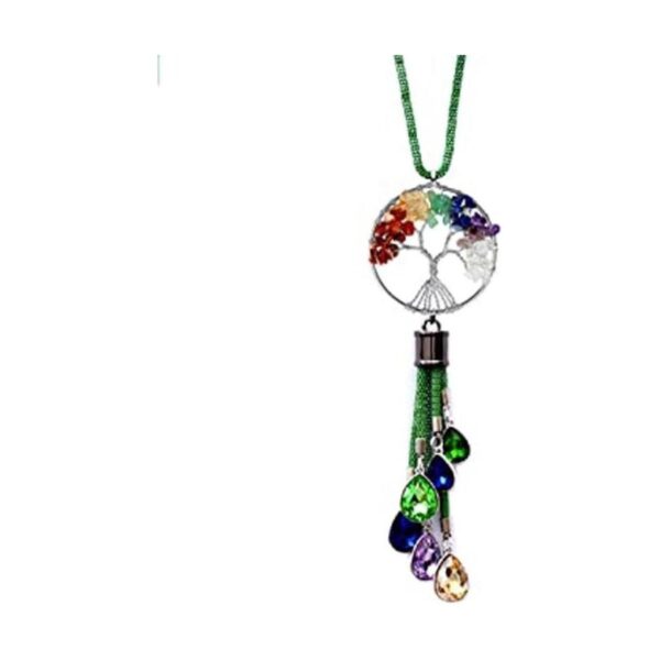 Eshiny Colgante para coche diseño de árbol de la vida
