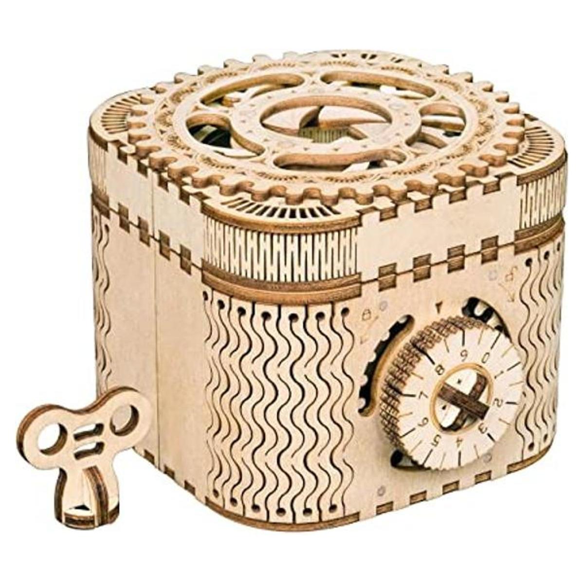 ROBOTIME Caja del tesoro de madera 3D kits de modelo