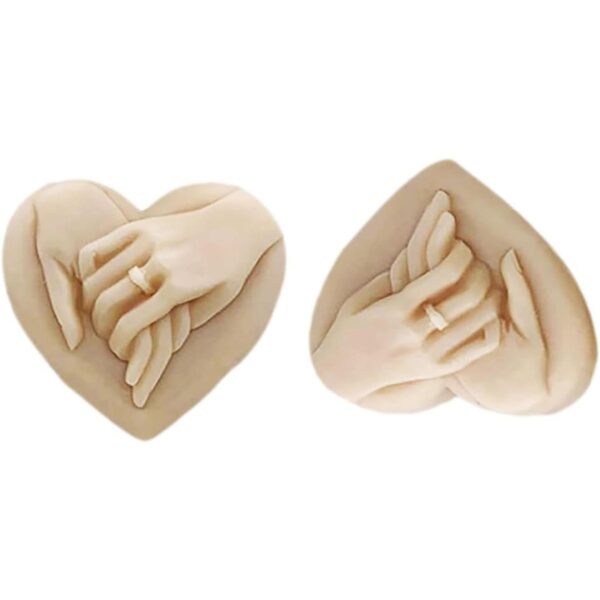Molde de silicona para jabón de corazón y boda molde de_1