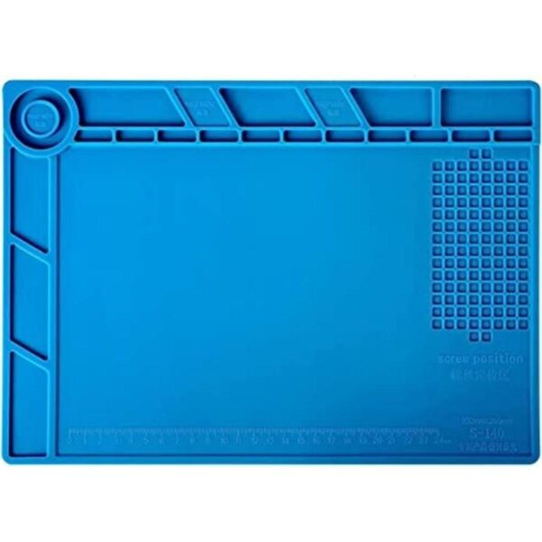 Kaisiking Alfombrilla de silicona para soldar alfombrilla