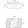 Sutemribor 2020 Series 100 piezas M5 TNuts acero al_4