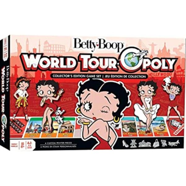 MasterPieces Juegos de mesa Opoly Betty Boop World Tour_1