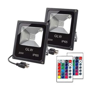 GLW 20W RGB luces de inundación LED reflector que cambia_1