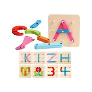 Kizh Juego de actividades de construcción de letras y_1