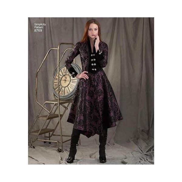Simplicity 8769 Disfraz medieval de cosplay y feria de_2