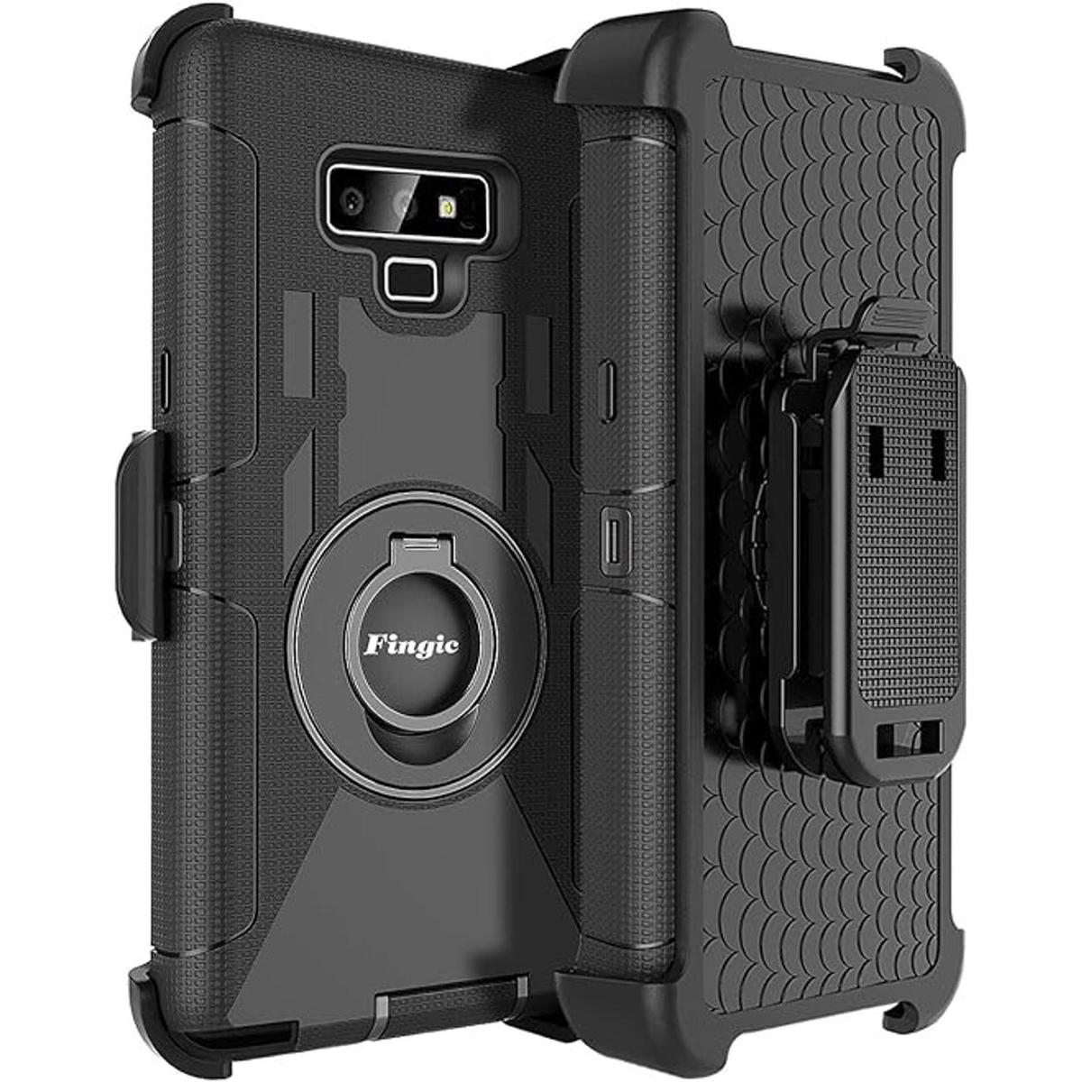 Fingic Funda protectora híbrida 4 en 1 para Samsung Note
