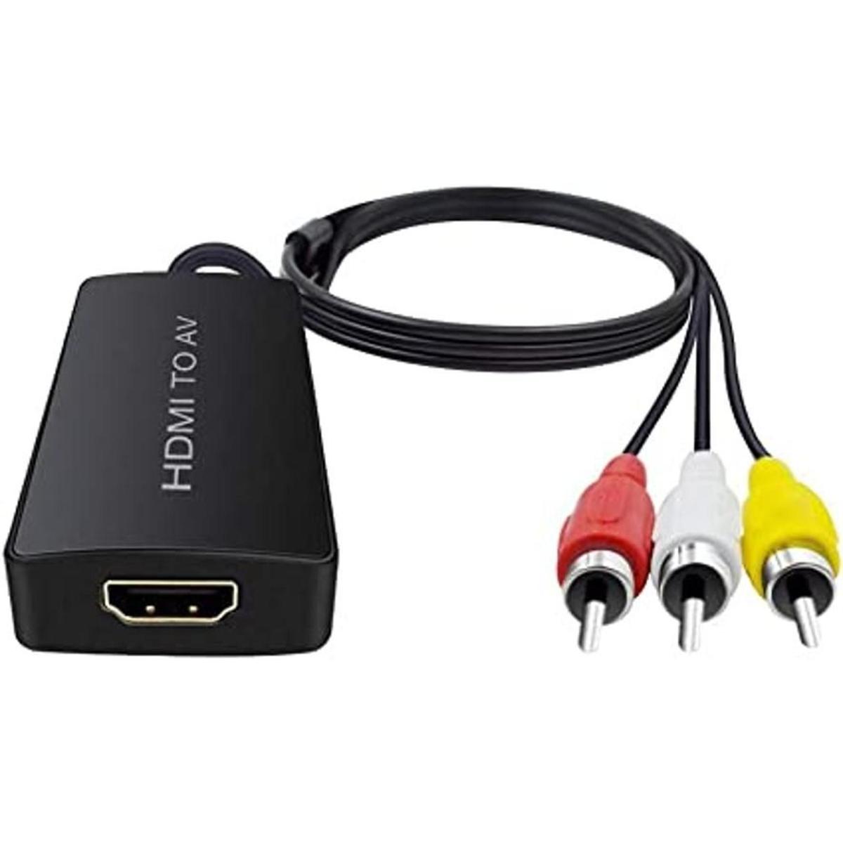 Convertidor HDMI a AV HDMI a RCA adaptador de convertidor