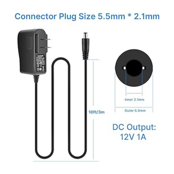 Hiseeu Fuente de alimentación de 12 V 1 A CA 100240 V a_6
