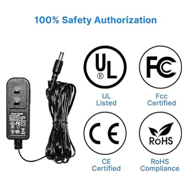 Hiseeu Fuente de alimentación de 12 V 1 A CA 100240 V a_4