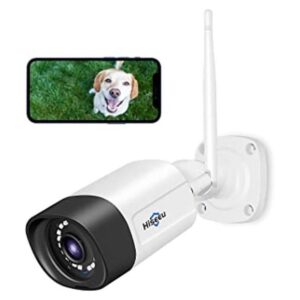 Hiseeu Cámara de seguridad para exteriores 2K audio de 2_1