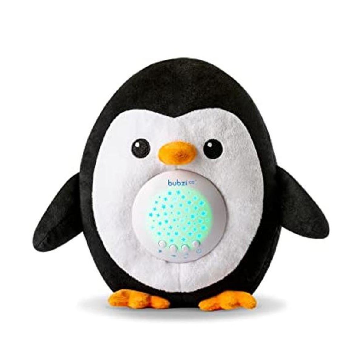 Bubzi Co Máquina de sonido de pingino blanco para bebé