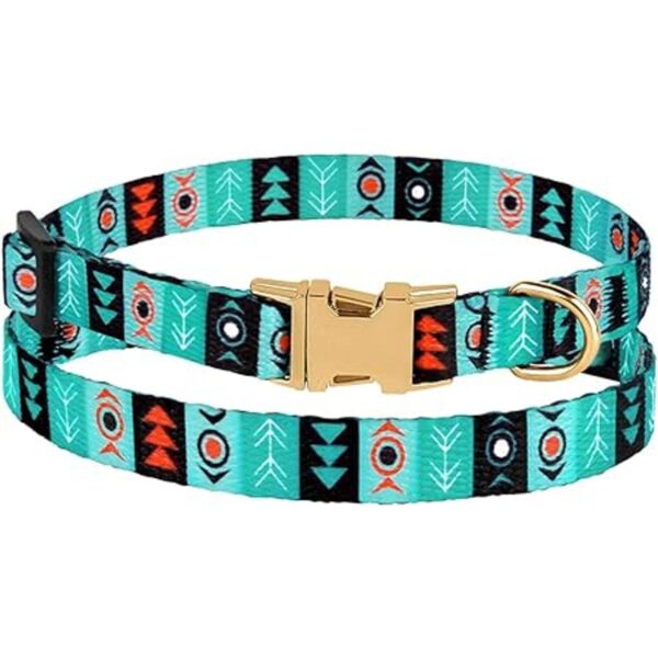 CollarDirect Collar de perro de nailon con hebilla tribal