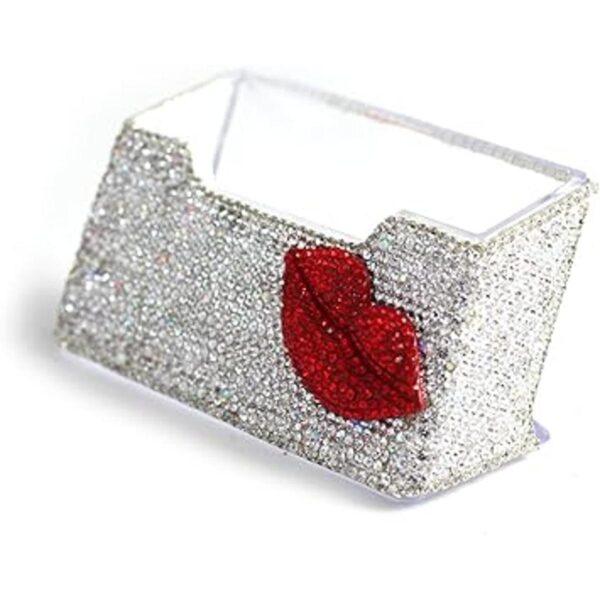 Bestbling Bling Tarjetero de acero inoxidable con_3