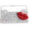 Bestbling Bling Tarjetero de acero inoxidable con_4