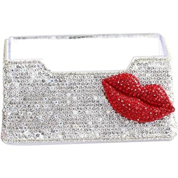 Bestbling Bling Tarjetero de acero inoxidable con_4
