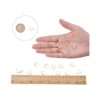 PH PandaHall 100 ganchos de acero inoxidable 304 con