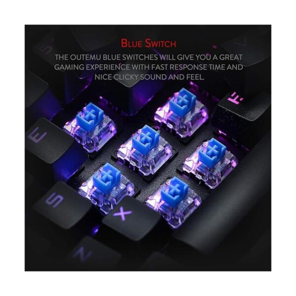 Redragon K580 VATA RGB LED retroiluminado teclado mecánico_4