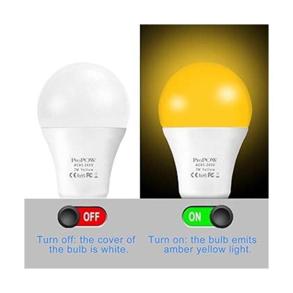 ProPOW Bombilla de luz para insectos 7 W luz de