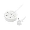 NTONPOWER Regleta de alimentación de enchufe plano con_1