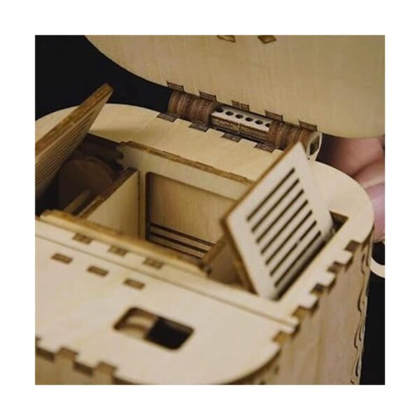 ROKR Rompecabezas de madera 3D con caja de tesoro mecánica_5