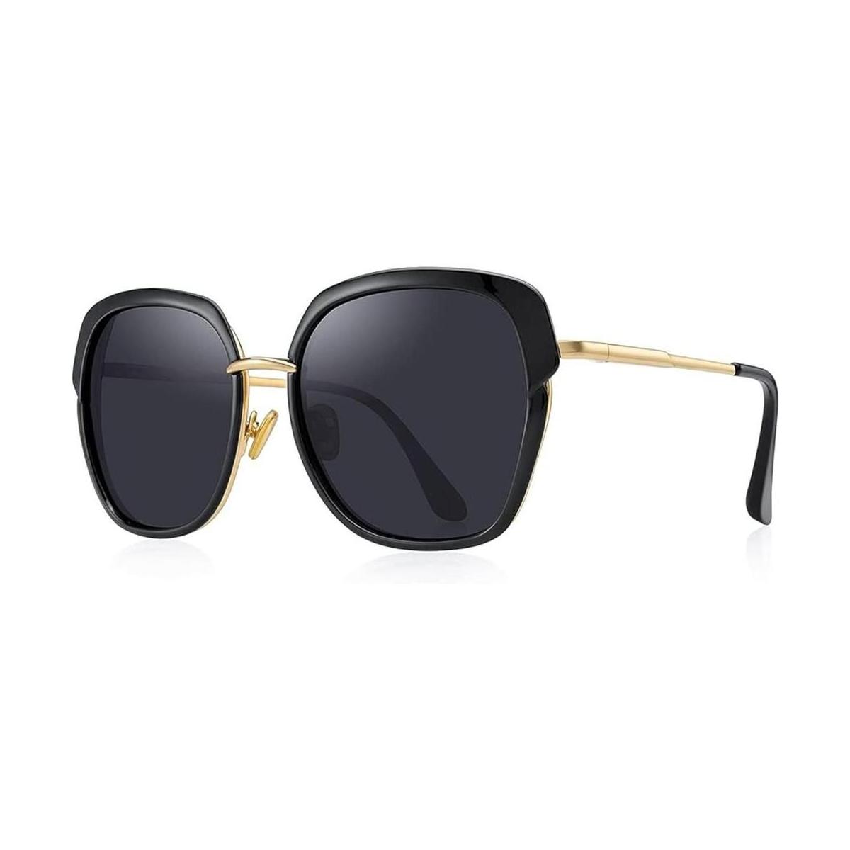 OLIEYE Gafas de sol polarizadas vintage con marco de