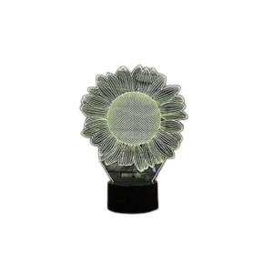 Lámpara de mesa 3D con forma de girasol para decoración_1